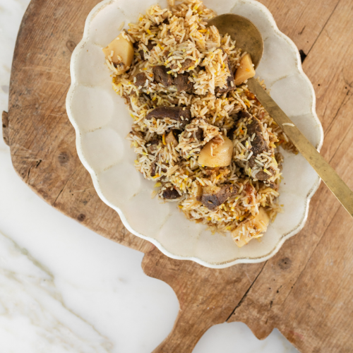 Spicy Beef Biryani