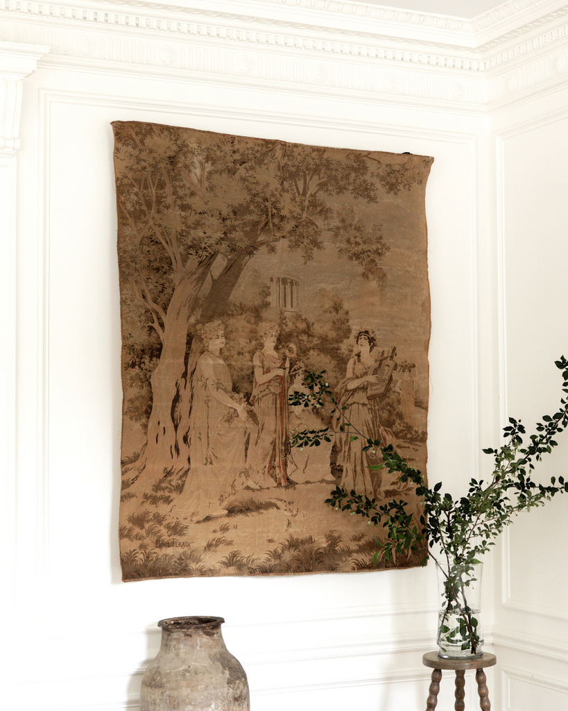 Antique French Tapestry - Nabela Noor Home
